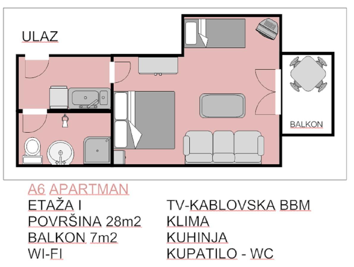 Apartments Djulija Sutomore Ngoại thất bức ảnh